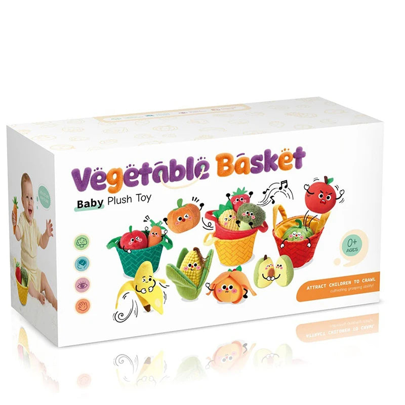 Montessori Carrot Pluck & Sort Sensory Toy Set