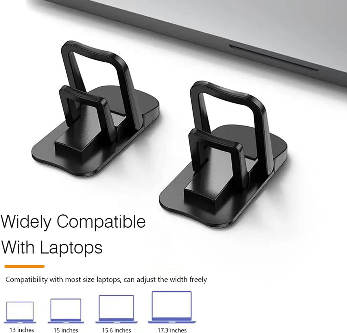 Foldable Laptop Stand with Keyboard Riser - Set of 2