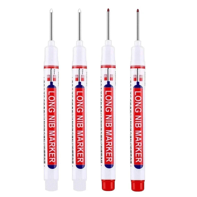 20mm Deep Hole Long Nib Markers - 4 Pack