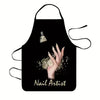 Professional Nail Artist Apron with Pockets – Stain Resistant and Lightweight