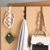 5-Hook Over-the-Door Coat Hanger for Closet & Cabinet Storage