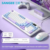 Compact 98-Key Wired Keyboard with RGB Lighting