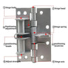 3-in-1 Self-Closing Door Hinge with 90° Positioning
