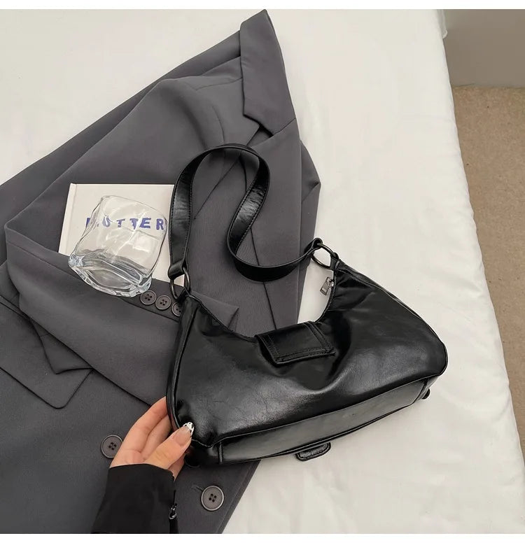 Y2K Retro Pleated Hobo Shoulder Bag