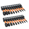 Magnetic Hex Allen Wrench Drill Bit Set (Metric & SAE, 1/4-Inch Shank)