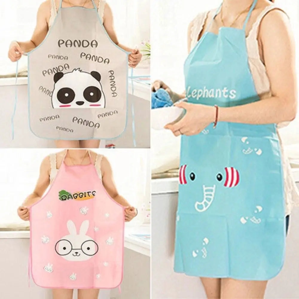 Waterproof PVC Chef Apron with Convenient Pockets