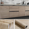 Rolls of self-adhesive wood grain vinyl wallpaper contact paper for furniture