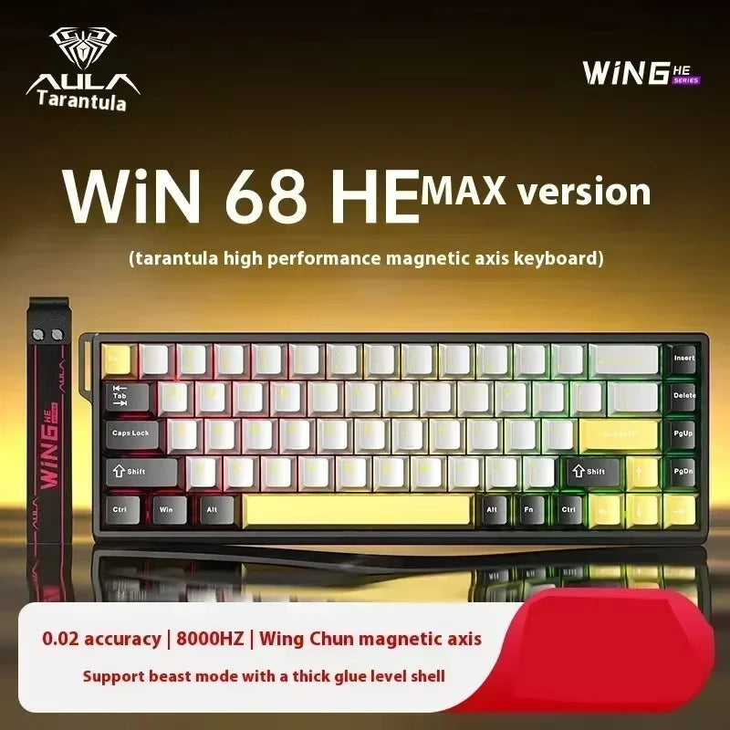Aula Win60/Win68 Magnetic Switch Gaming Keyboard with 8K Polling