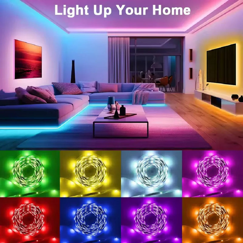 Bluetooth LED Strip Lights with Music Sync