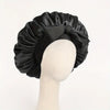 Adjustable Satin Sleep Bonnet with Tie Band