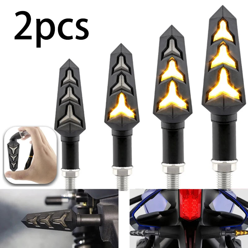 Sequential LED Motorcycle Turn Signal Lights