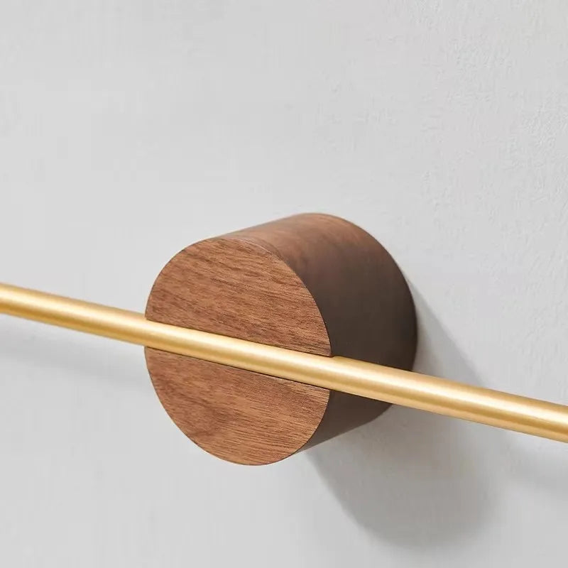 Adjustable Wood Towel Rack