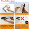 Stainless Steel Adhesive Paper Towel Holder for Kitchen & Bathroom