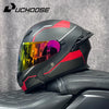 Modular Flip-Up Motorcycle Helmet with Removable Chin Guard