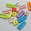 Assorted Inspirational Word Beads for Jewelry Making
