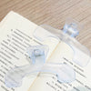 Frosted Transparent Book Page Holder Clip