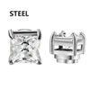 Crystal Magnetic Stud Earrings