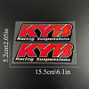 KYB Fork Suspension Decal Stickers for Motorcycles (2-Pack)