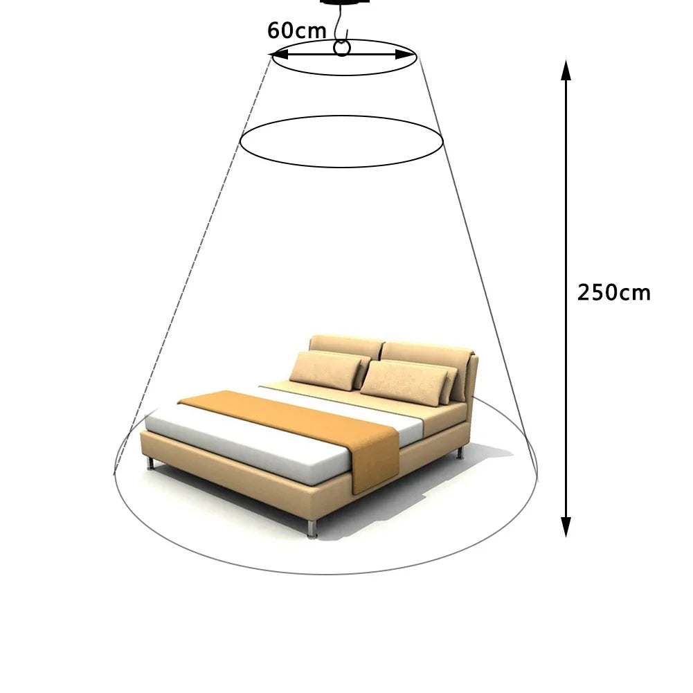 Hanging Dome Mosquito Net for Bed