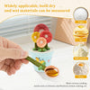 Ceramic Flower-Shaped Measuring Spoon Set with Stand