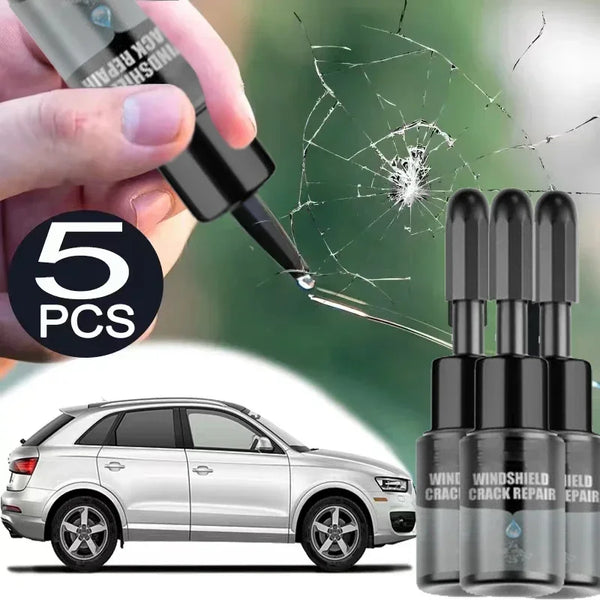 Windshield Repair Kit with Curing Fluid