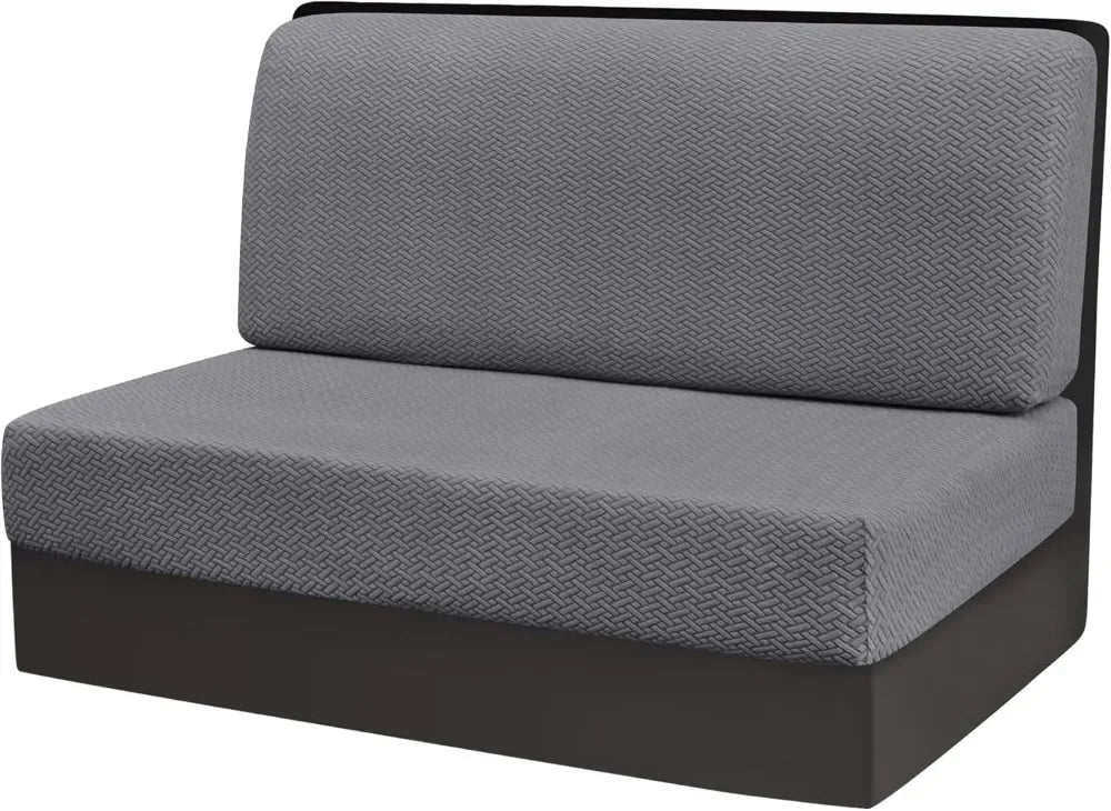 Stretch Jacquard RV Dinette Cushion Covers (2-Piece Set)