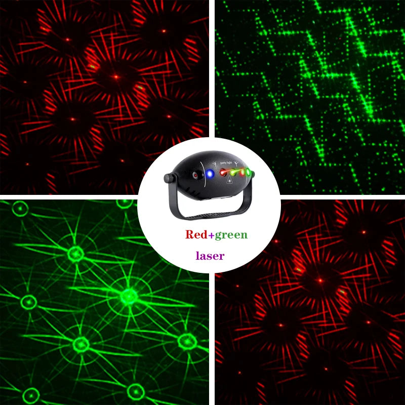 Red & Green Laser Party Light