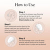 Satin-Lined Wide Shower Cap with Adjustable Fit