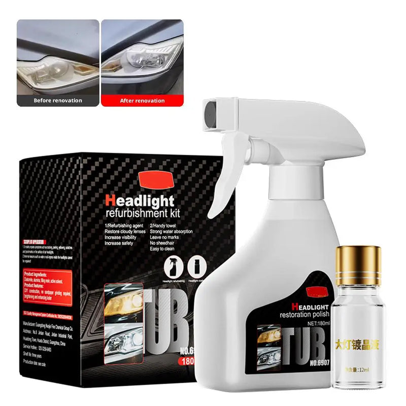 Headlight Restoration Spray with Protective Coating - 180ml