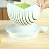 Salatschneider-Schüssel mit Deckel