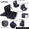 Large Capacity Waterproof Makeup Bag with Zipper Closure