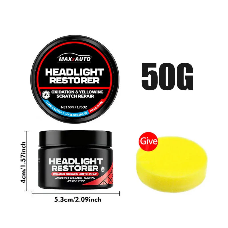 Car Headlight Restoration Kit