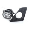 Black LED front fog light grilles for Lexus GS350 and GS450h F Sport vehicles.
