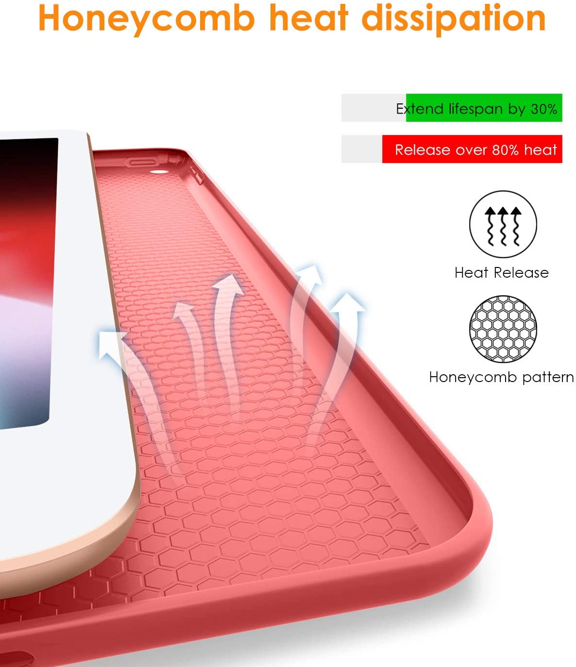 Premium Silicone Folio Case for iPad