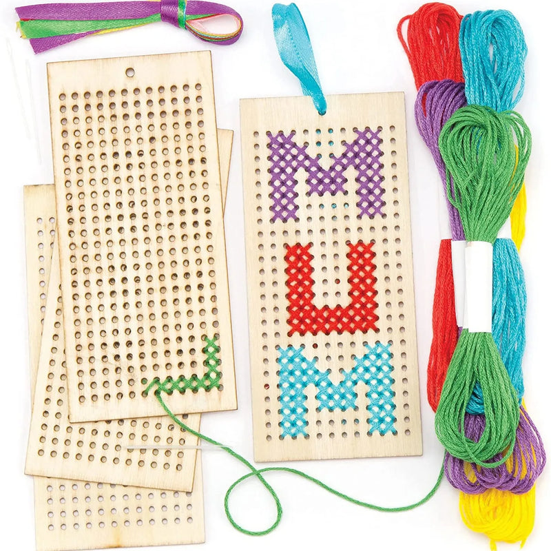 Wooden Cross Stitch Bookmark Kit