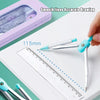 7-Piece Geometry Set with Compass and Ruler