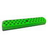 Green magnetic screwdriver bit holder rack with 37 slots