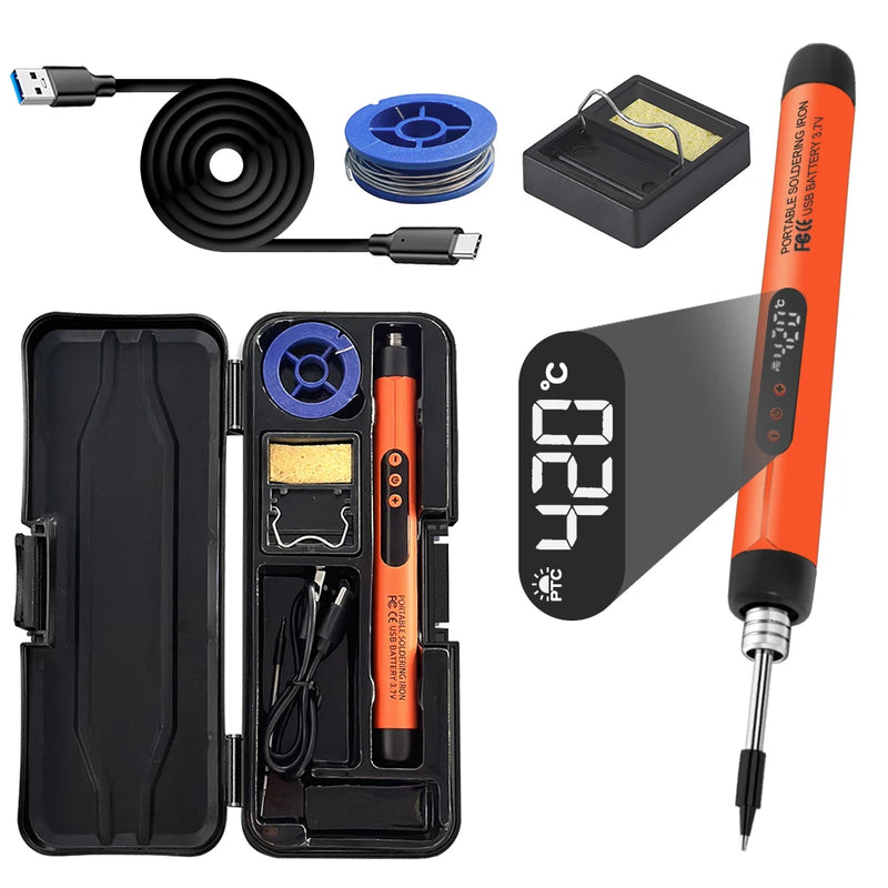 Portable USB-C Rechargeable Soldering Iron