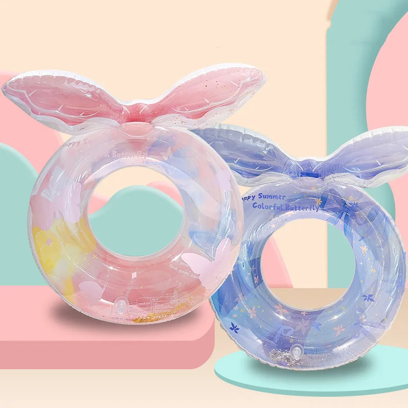Mermaid-Inspired Inflatable Pool Float