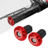 CNC Aluminum Motorcycle Handlebar End Plugs with Rubber Grip