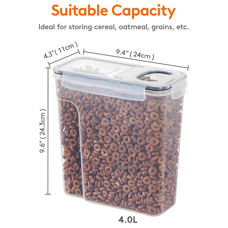 4-Liter Airtight Food Storage Container