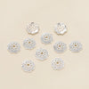 Decorative Flower Bead Caps for Jewelry Making – 50 Pack