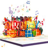 Musical 3D Pop-Up Birthday Card