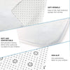 White anti-wrinkle non-slip sponge mat for children
