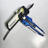A black and white Beyblade Burst Gyro Launcher accessory for kids.