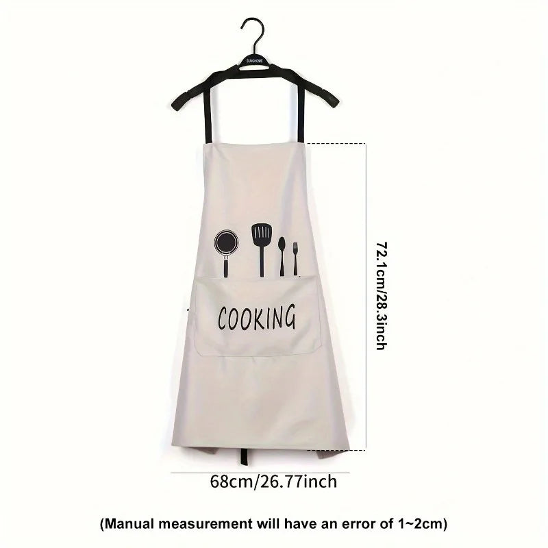 Waterproof Chef's Apron with Pockets