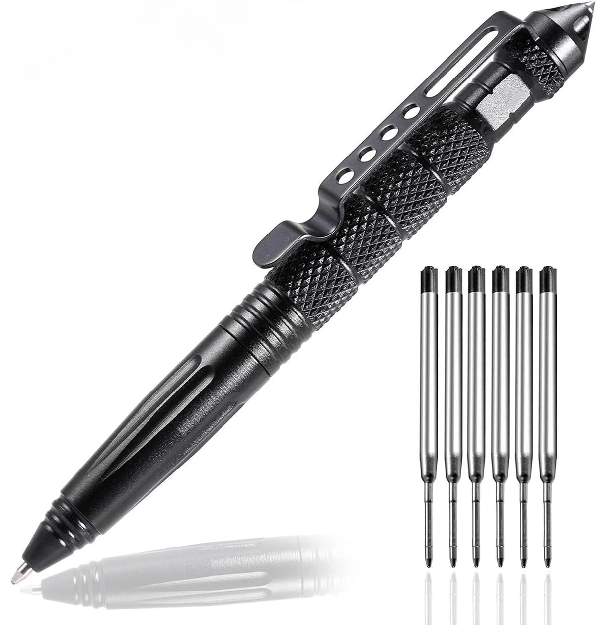 Tactical Self-Defense Pen with Tungsten Steel Glass Breaker