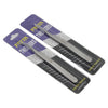 A set of precision stainless steel tweezers for eyelash extensions, crafts, and electronics.