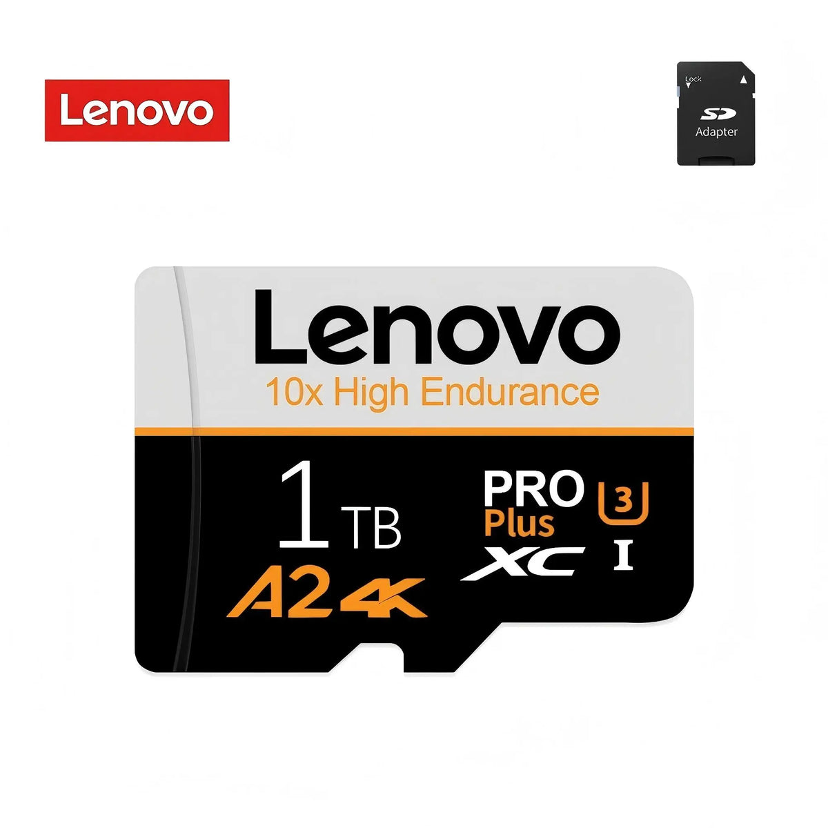 High-Speed MicroSD Memory Card with SD Adapter