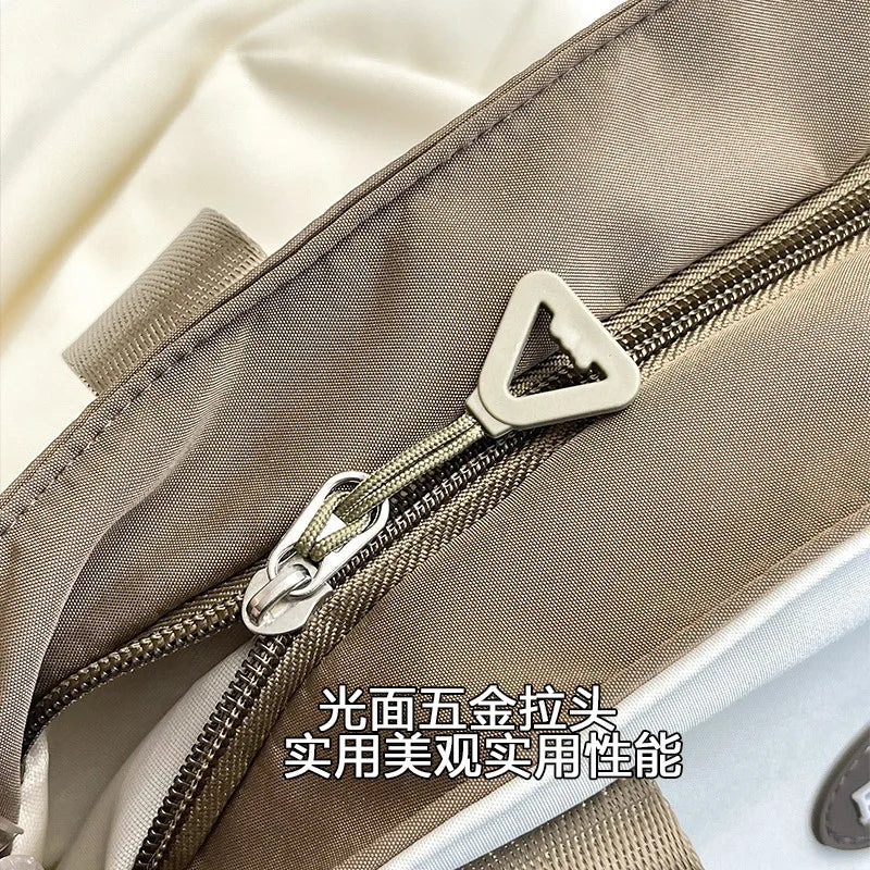 Everyday Nylon Tote Bag with Crossbody Strap